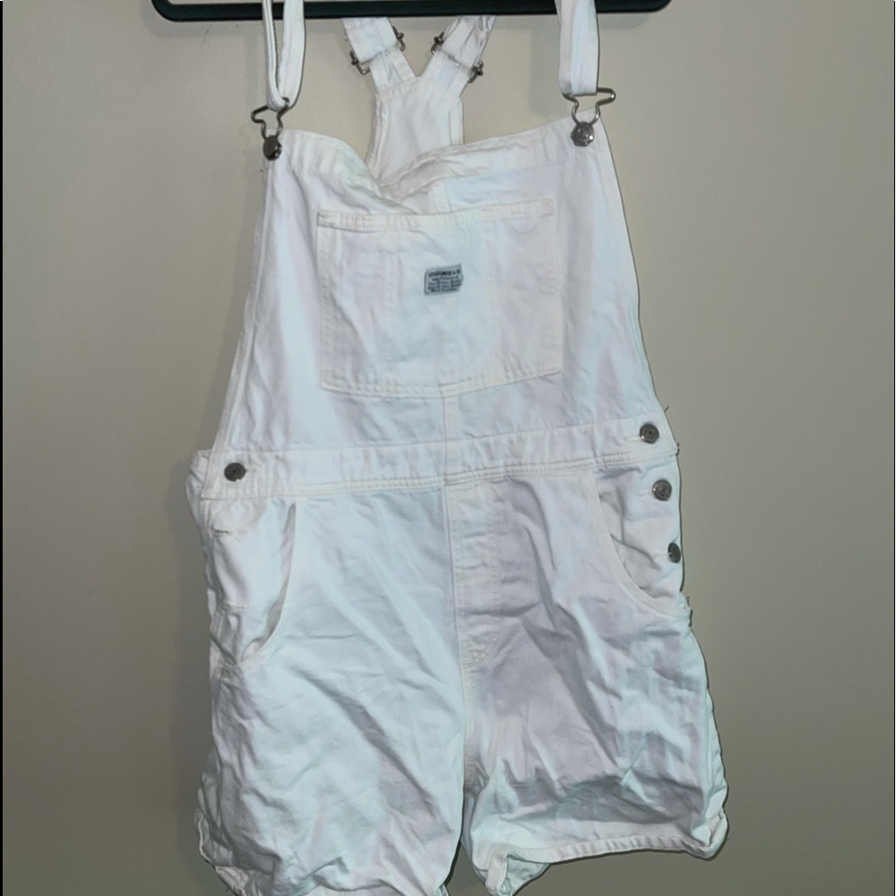 RARE WHITE LEVIS OVERALLS